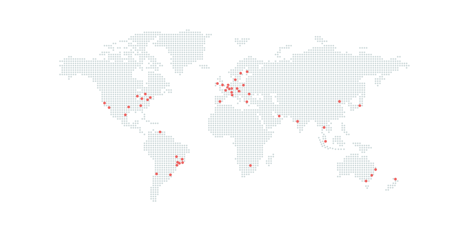 IIC Partners global network of 45 offices worldwide